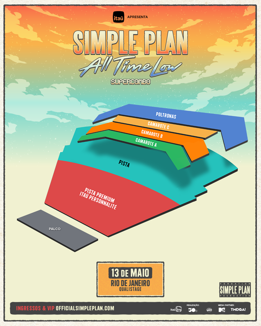 Mapa do evento